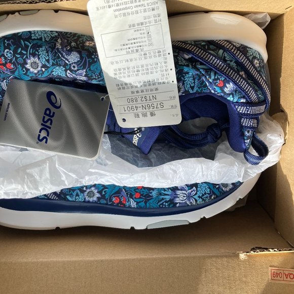 ASICS (rare) GEL FIT SANA SE blue, slip on sneakers size 7 - Picture 7 of 9